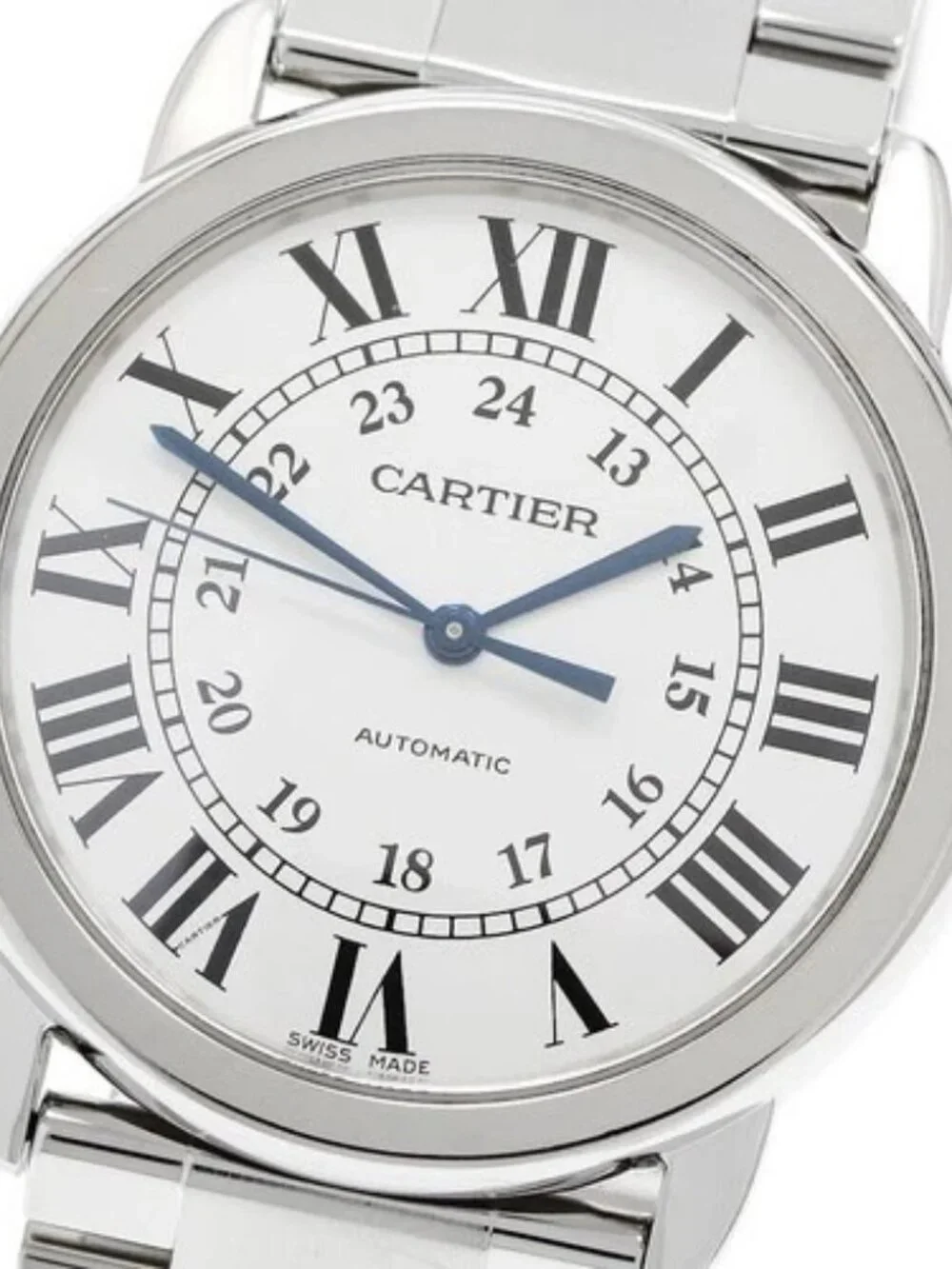 CARTIER Ronde Solo WSRN0012 Silver Dial Automatic Men's Watch_957888